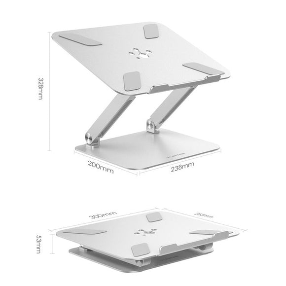 Adjustable Height with Multiply Angle Laptop Notebook Stand with Adjustable Riser Compatible for MacBook Pro/Air, Surface Laptop