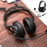 Wired Headphones With Microphone Over Gaming Ear Headsets Bass Music Stereo USB Plug Earphone For PC XBOX PS Gaming