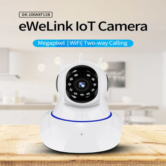 EWeLink IOT IP Camera WiFi Reomotely Viewing Home Security Camera Night Vision Baby Monitor Surveillance CCTV Wireless 720P Cam